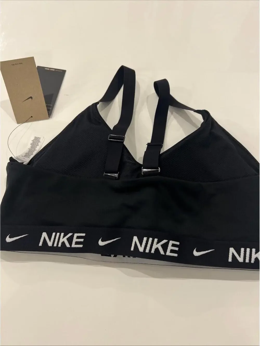 Nike Sports Bra Women's Size L Dri-FIT Med-Support Padded Adjustable FD1065-011